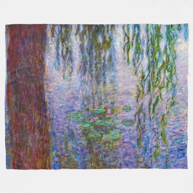 Manta Polar Claude Monet - Water Lilies (Frente (Horizontal))