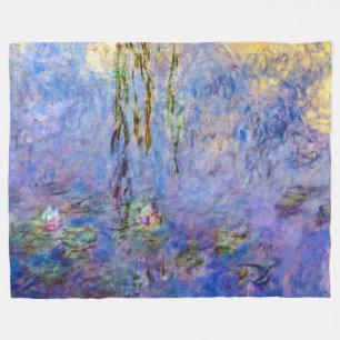 Manta Polar Claude Monet - Water Lilies