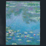 Manta Polar Claude Monet - Water Lilies 1906<br><div class="desc">Lilies de agua (Nympheas) - Claude Monet,  Petróleo en lienzo,  1906</div>