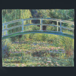Manta Polar Claude Monet - Water Lily Pond y Puente Japanés<br><div class="desc">The Water Lily Pond and the Japanese Bridge / Le Bassin aux nympheas - Claude Monet,  1899</div>