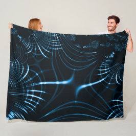 Manta Polar Claves agudas curvadas o espinas de azul real