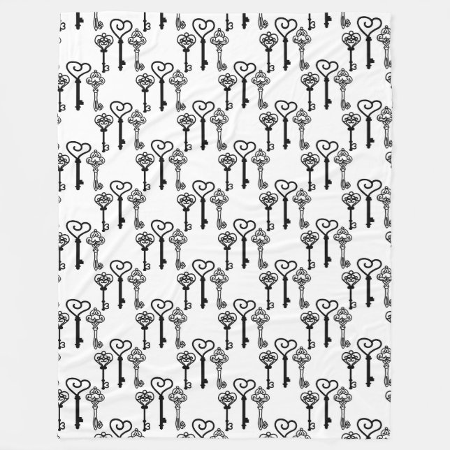 Manta Polar Claves antiguas Fleece Blanket, grande (Anverso)