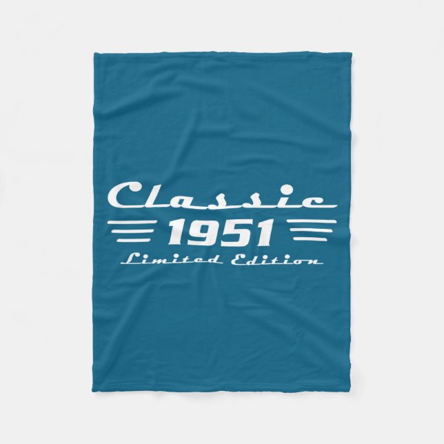 Manta Polar Clic 75 Birthday Decorations Men 75yr 1951 75th Bi (Anverso)