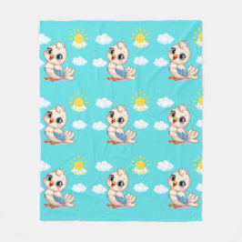 Manta Polar Cloud & Song Kids Fleece Blanket
