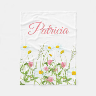 Manta Polar Clover y Daisies