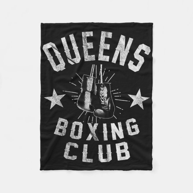 Manta Polar Club de boxeo Queens - Boxer con problemas de époc (Anverso)