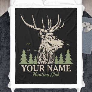 Manta Polar Club de Caza Personalizado de Cazadores de Elk Ant