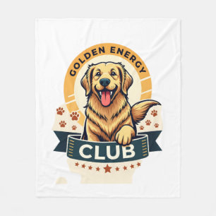 Manta Polar Club de Energía Dorada Retriever Dorado Perro Anti
