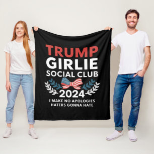 Manta Polar Club de lazo social Trump Girlie Coquette Elección