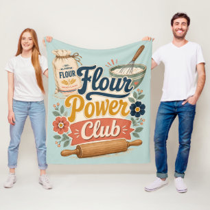Manta Polar Club de Panadería Cottage Flour Power