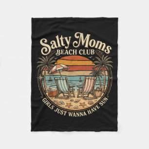 Manta Polar Club de Playa Salty Moms Vacaciones de Verano
