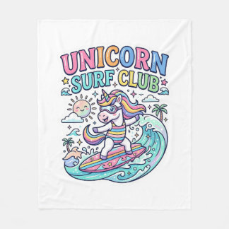 Manta Polar Club de Surf Unicornio