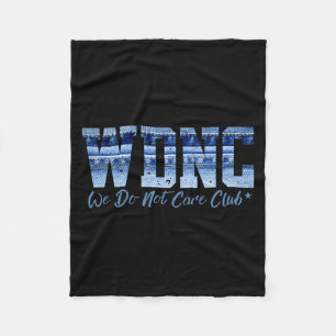 Manta Polar Club Retro Wdnc _ No Nos Importa, Estilo Vaqueros