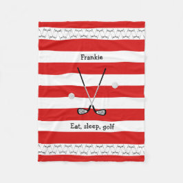 Manta Polar Clubes de golf personalizados con faja roja