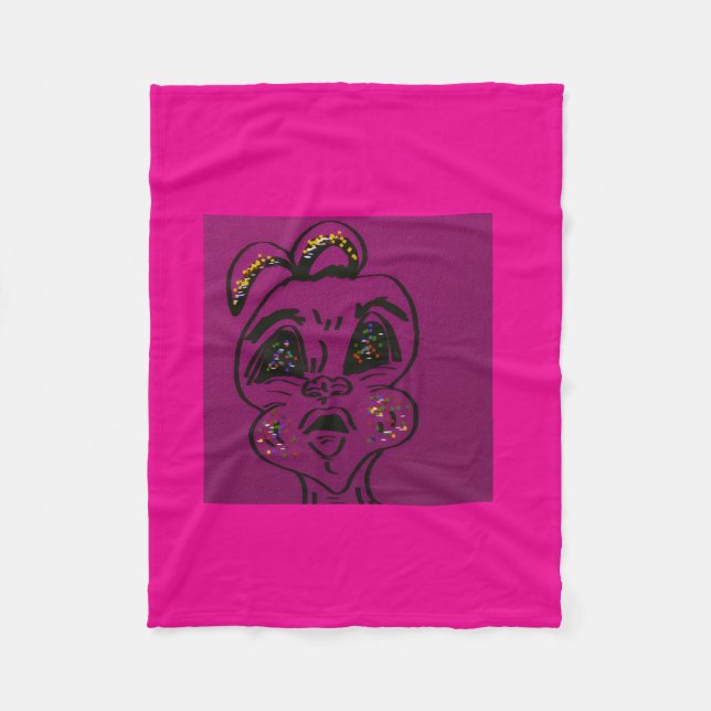 Manta Polar Clueless Bunny Fleece Blanket (Anverso)