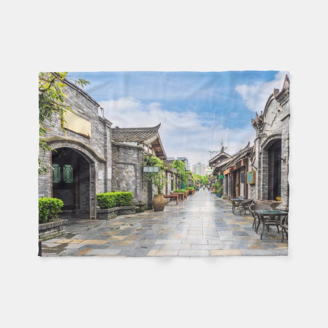 Manta Polar cobertizo de flote de arquitectura oriental (Frente (Horizontal))