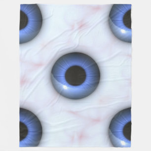 Manta Polar cobertizo de ojos azules