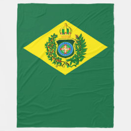 Manta Polar Cobertor de Lã Bandeira Imperial do Brasil