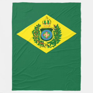Manta Polar Cobertor de Lã Bandeira Imperial do Brasil