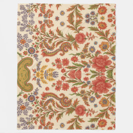 Manta Polar Cobertor de Lã Flores de Zínnia em artes