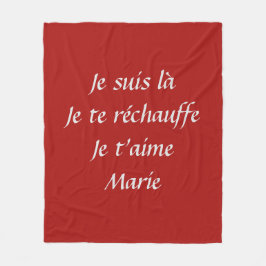 Manta Polar Cobertura 100% personalizada