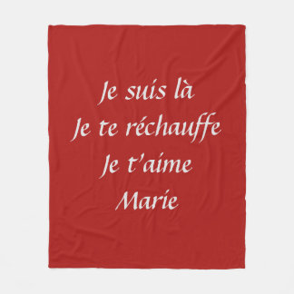 Manta Polar Cobertura 100% personalizada