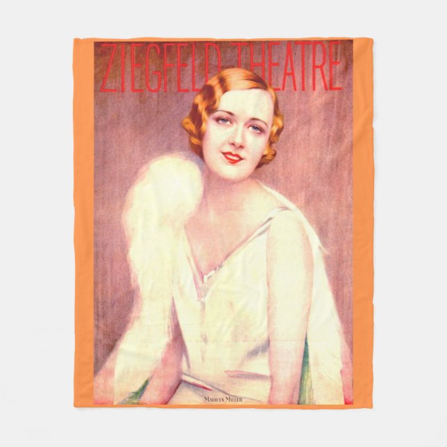 Manta Polar Cobertura del programa de teatro Ziegfeld 1928 Mar (Anverso)
