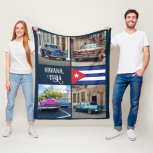 Manta Polar Coches de La Habana CUBA