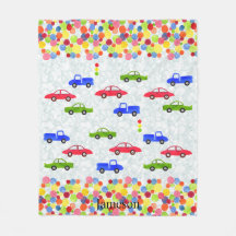 Coches y puntos de polka personalizados