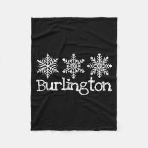 Manta Polar Cochitos de nieve de Burlington vermont esquiador