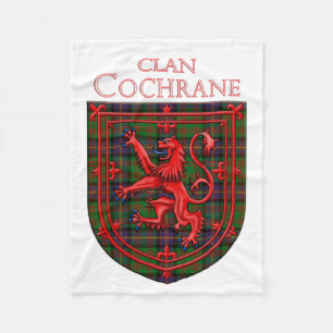 Manta Polar Cochrane Tartan Scottish Plaid Lion Rampant
