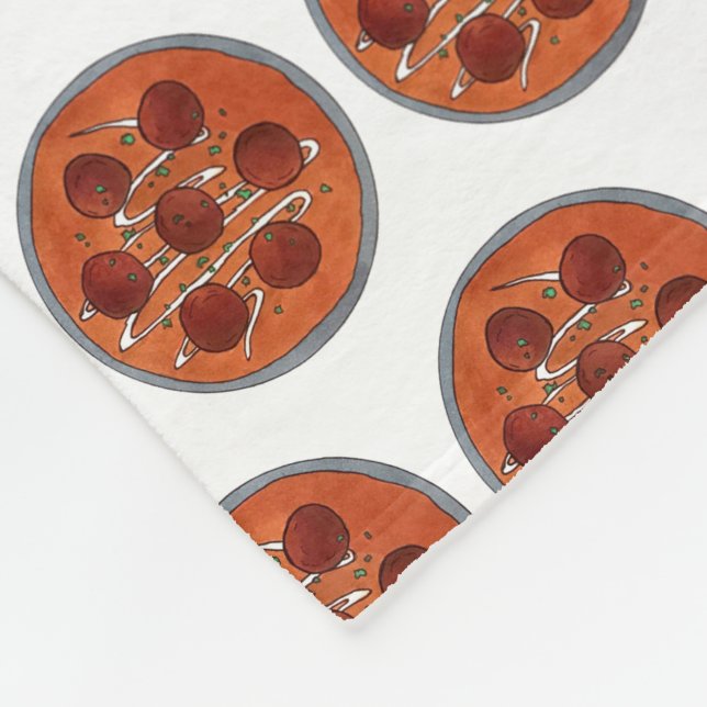 Manta Polar Cocina india Malai Kofta Vegetariana (Esquina)