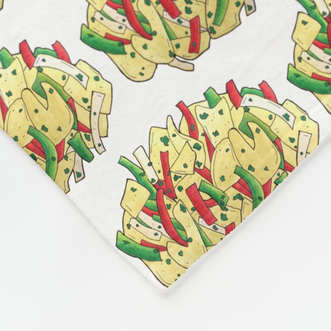 Manta Polar Cocina jamaiquina del Caribe Ackee and Saltfish (Esquina)