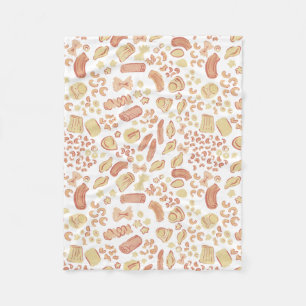 Manta Polar COCINAS ITALIANAS El lindo patrón de pasta italian