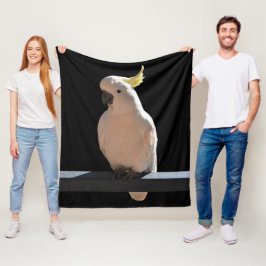 Manta Polar Cockatoo en Sundial Apartments Fleece Blanket