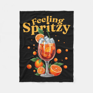 Manta Polar Cóctel Feeling Spritzy Spritz Bebida de Verano Fie