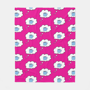 Manta Polar Coffee Mug Thought Bubble Magenta