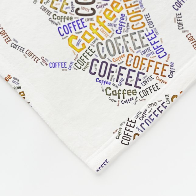 Manta Polar Coffee Mug Word Art (Esquina)