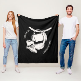 Manta Polar Coffee Sloth (blanco)