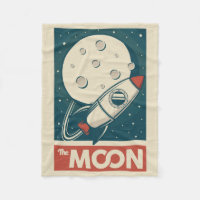 Cohete galaxico Moon Retro 