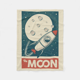 Manta Polar Cohete galaxico Moon Retro