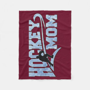 Manta Polar Cola atlética de la mamá del hockey