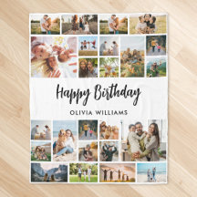 Colaje de Fotos Personalizadas de Cumpleaños 24