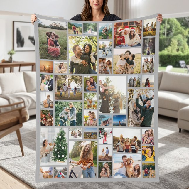 Manta Polar Colaje de fotos personalizado 42 (Subido por el creador)