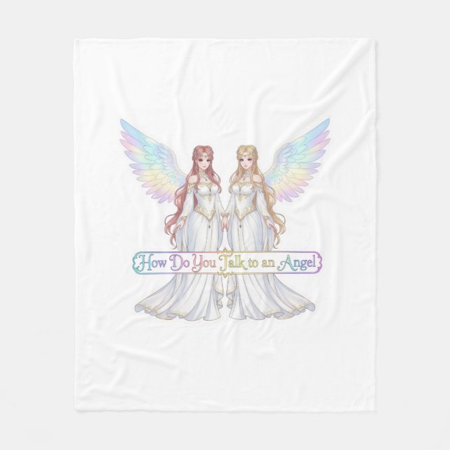 Manta Polar Colección Ángel (Anverso)