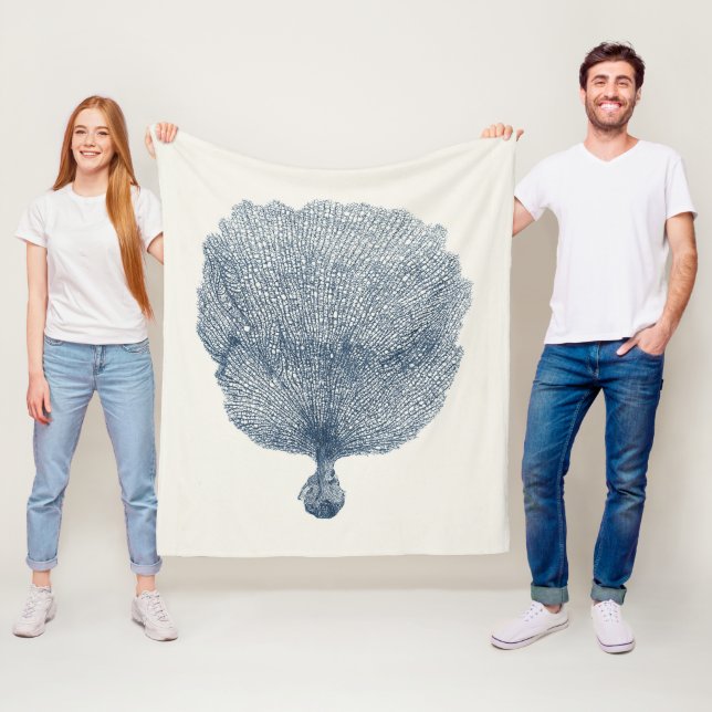 Manta Polar Colección costera en Índigo VI (In situ)