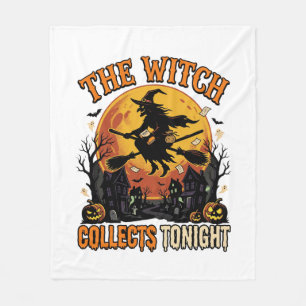 Manta Polar Colección de Brujas de Halloween Humor