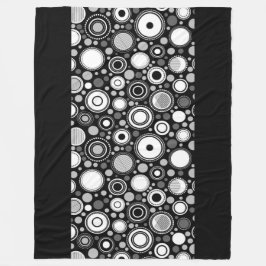 Manta Polar Colección de la familia Burton Gris/Negro/Blanco