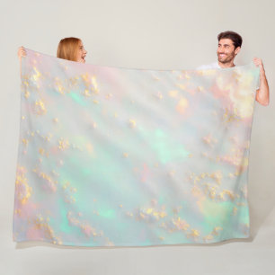 Manta Polar Colección de lujo dorado de moda rosa suave menta