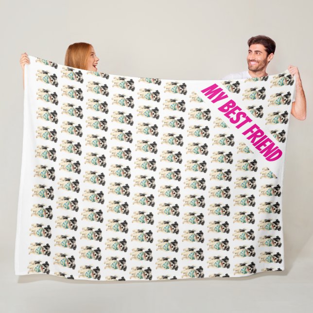 Manta Polar Colección de lujo personalizada para perros de mod (In situ)